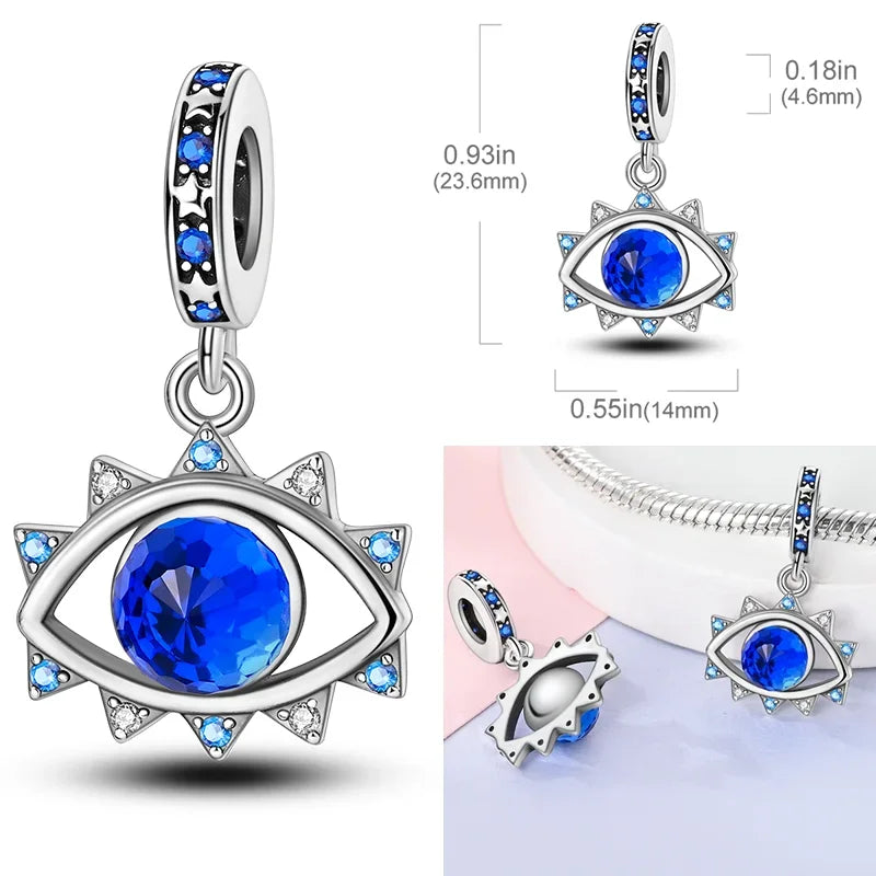 Sterling Silver Luminous Firefly Charm Bead | Fits Pandora Style Bracelets