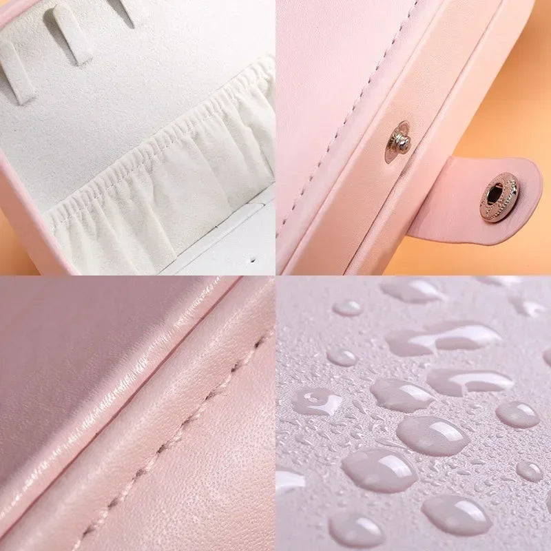Portable Travel Jewellery Box | Leather Storage Organiser