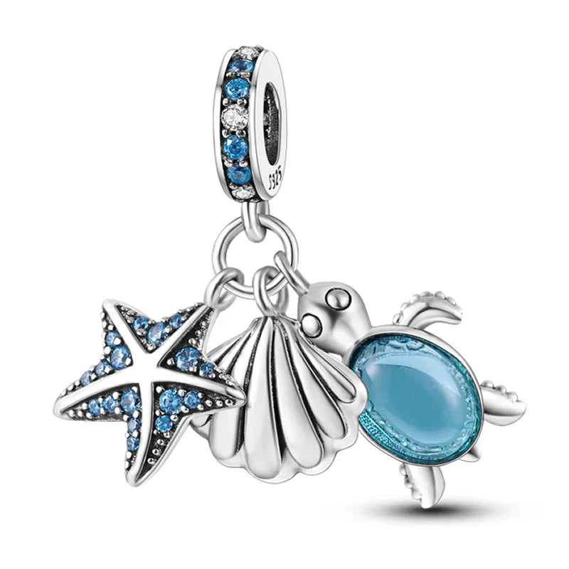 Sterling Silver Luminous Firefly Charm Bead | Fits Pandora Style Bracelets