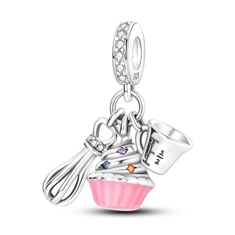 Sterling Silver Luminous Firefly Charm Bead | Fits Pandora Style Bracelets