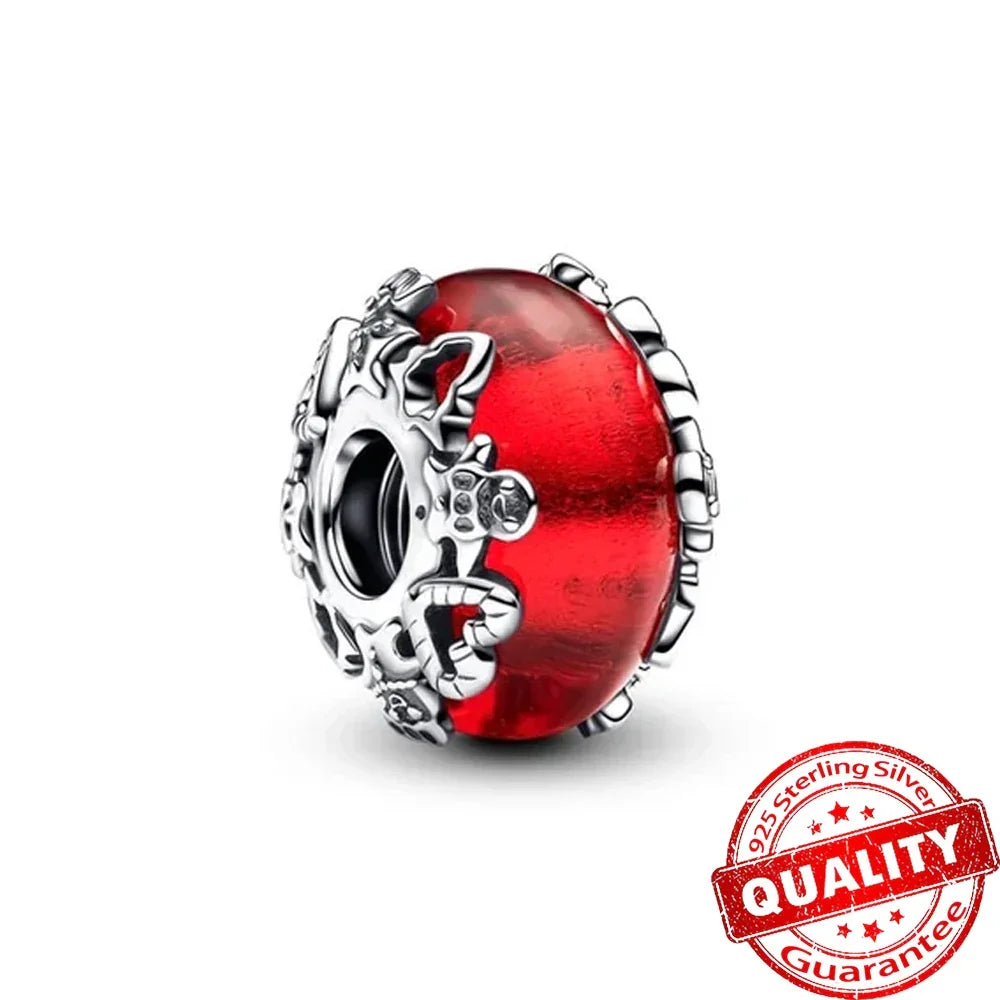 925 Silver Christmas Charm - Polar Bear Santa Snowman | Festive Gift