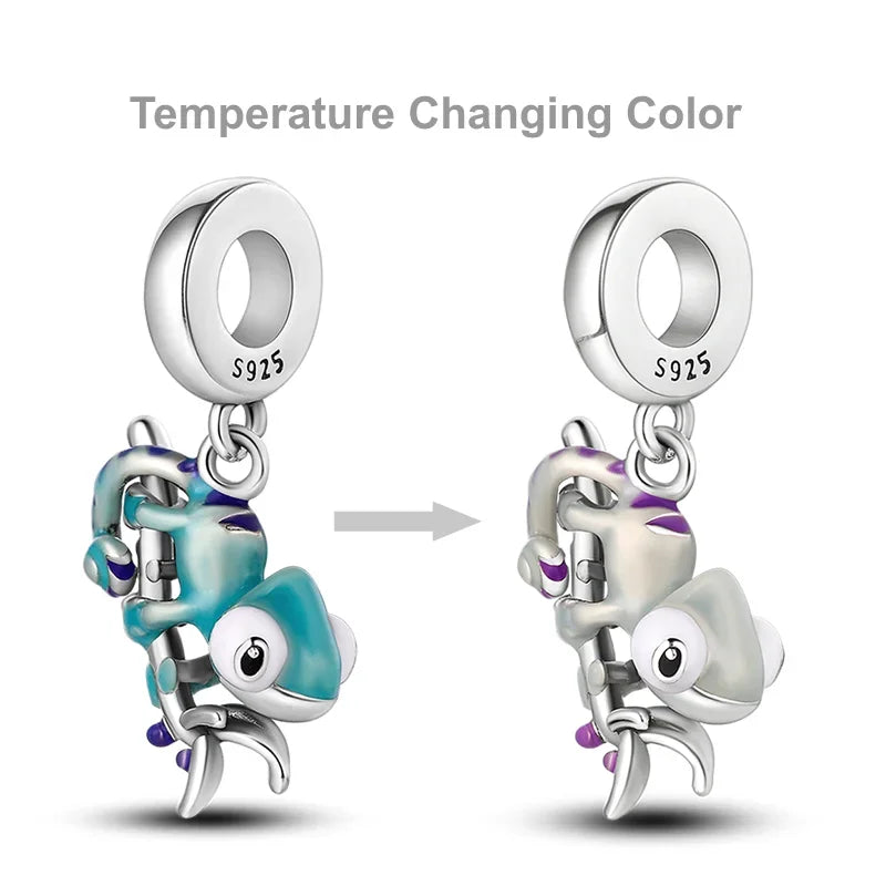 Sterling Silver Luminous Firefly Charm Bead | Fits Pandora Style Bracelets