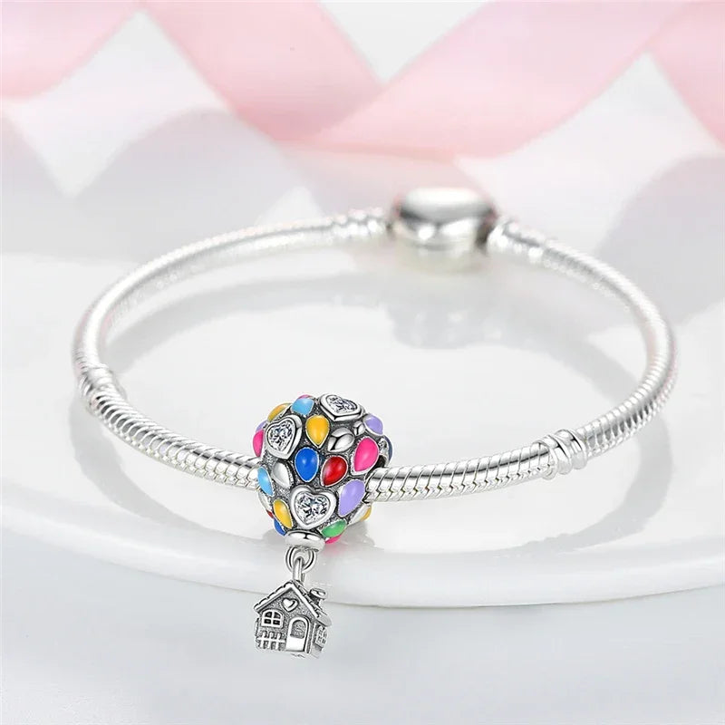 Sterling Silver Luminous Firefly Charm Bead | Fits Pandora Style Bracelets