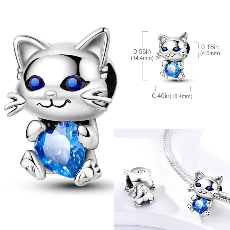 Sterling Silver Luminous Firefly Charm Bead | Fits Pandora Style Bracelets