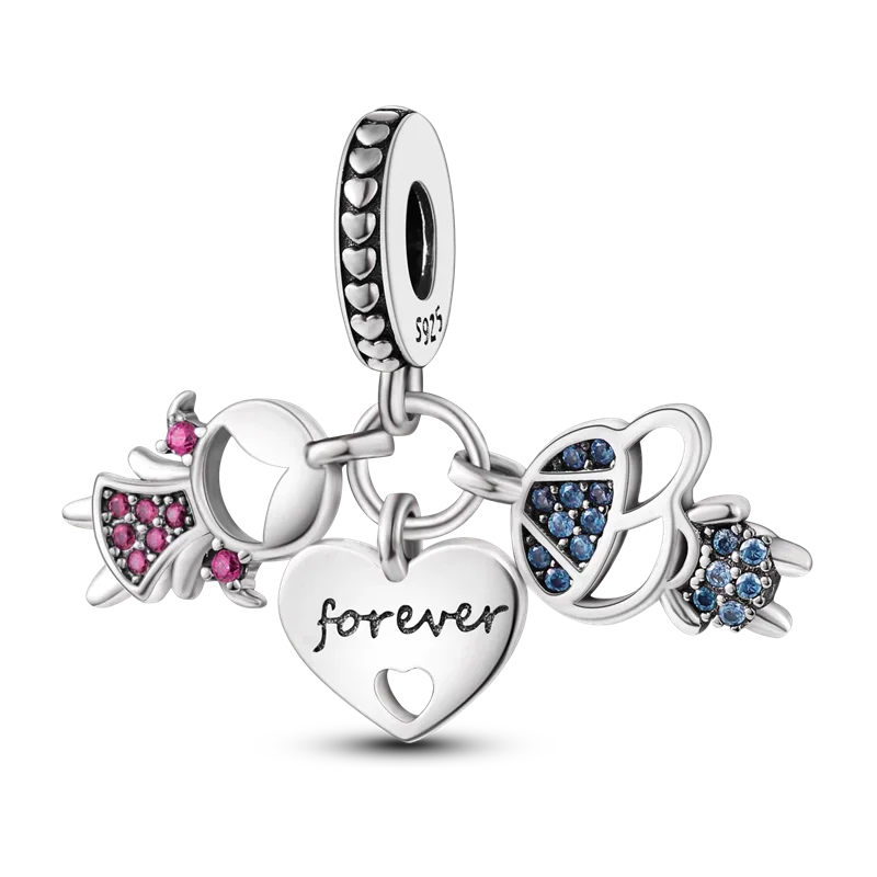 Sterling Silver Luminous Firefly Charm Bead | Fits Pandora Style Bracelets
