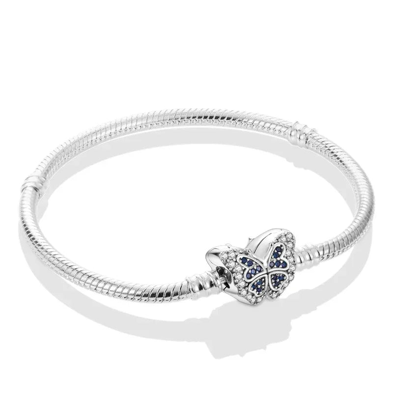 Sterling Silver Charm Bracelet | Charms & Beads | Fits Pandora Style Bracelets