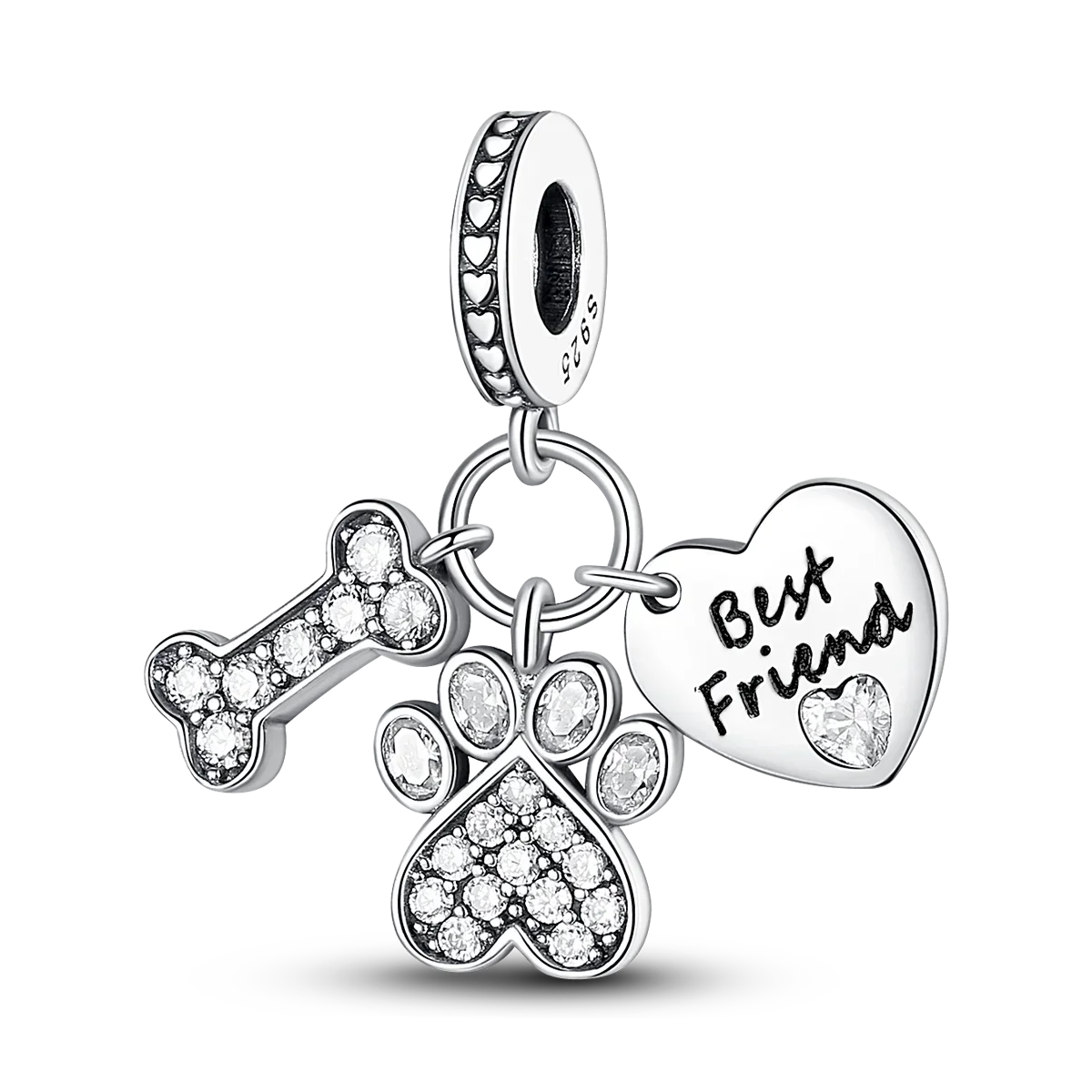 Sterling Silver Luminous Firefly Charm Bead | Fits Pandora Style Bracelets