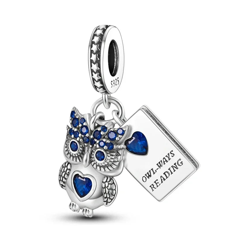 Blue Series | Sterling Silver Charms | Fits Pandora Style Bracelet