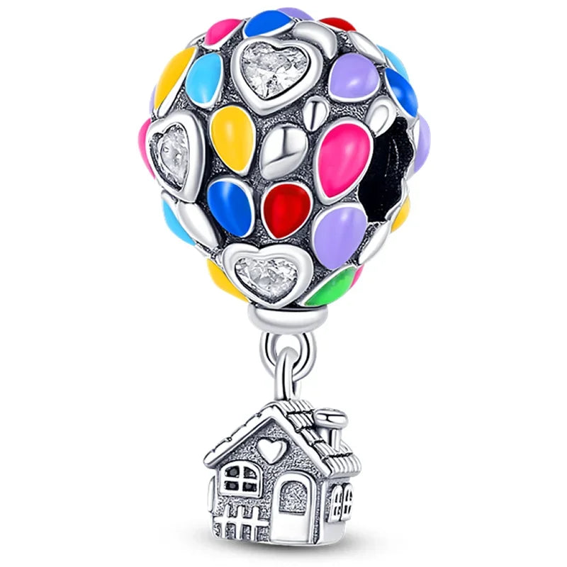 Sterling Silver Luminous Firefly Charm Bead | Fits Pandora Style Bracelets