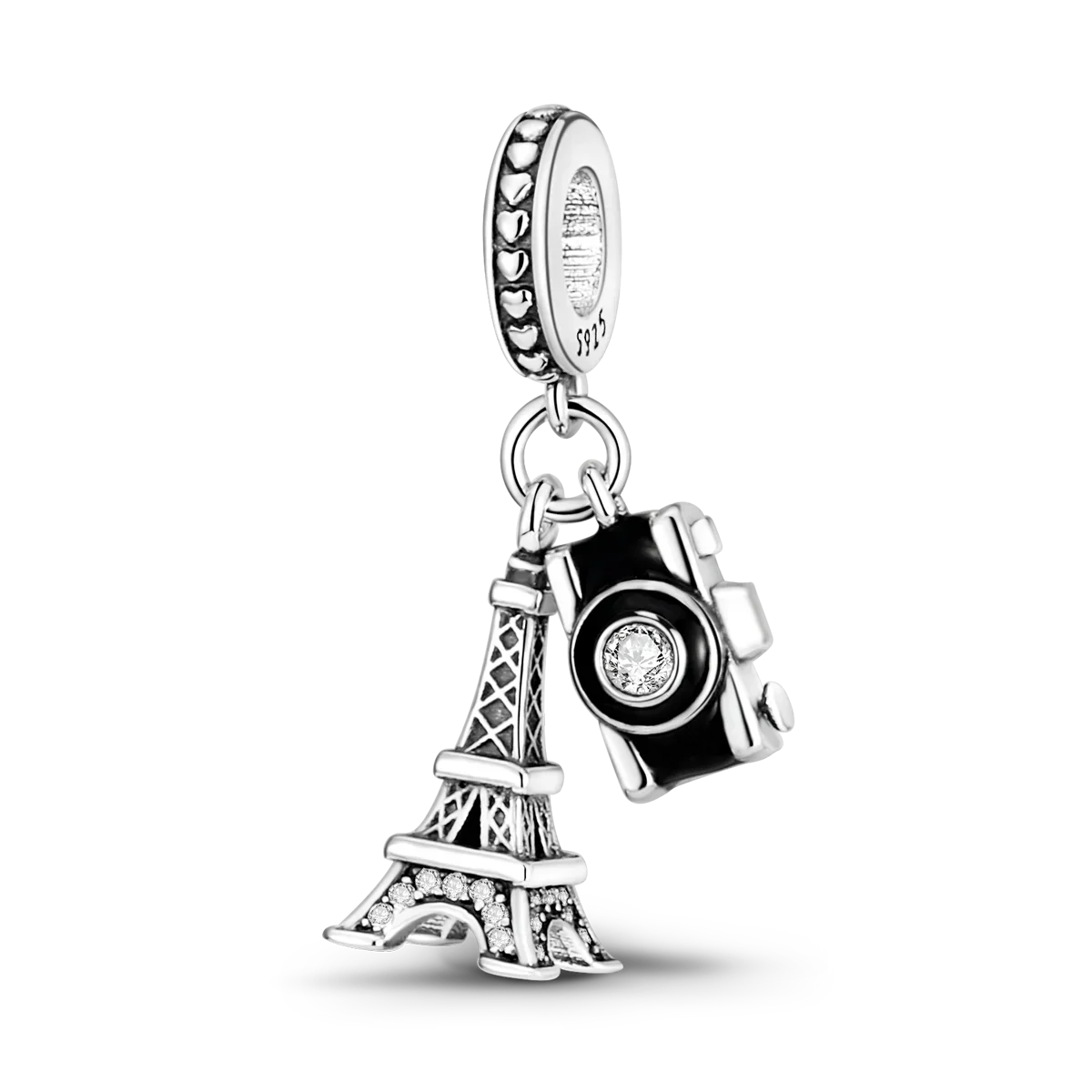Sterling Silver Luminous Firefly Charm Bead | Fits Pandora Style Bracelets