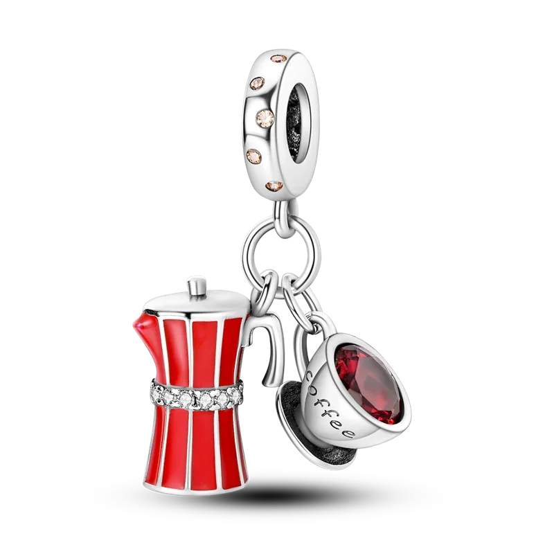 Sterling Silver Luminous Firefly Charm Bead | Fits Pandora Style Bracelets