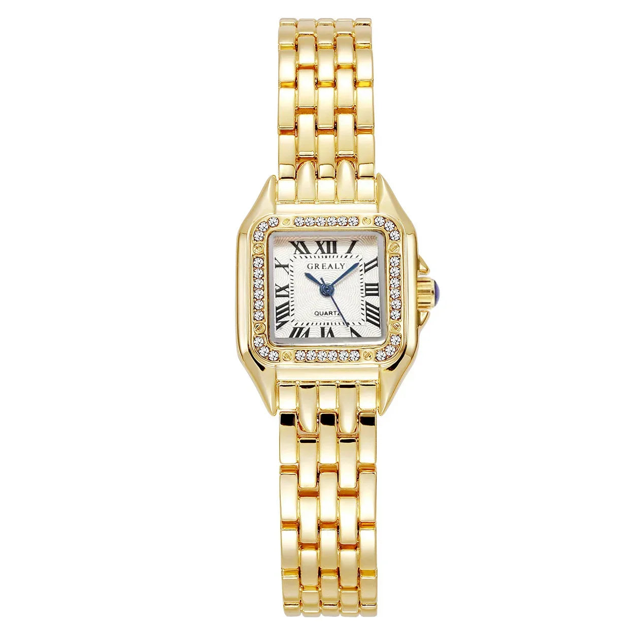 Gold | Silver Tone Vintage Bracelet Watch | Elegant Roman Dial Women’s Luxury Timepiece