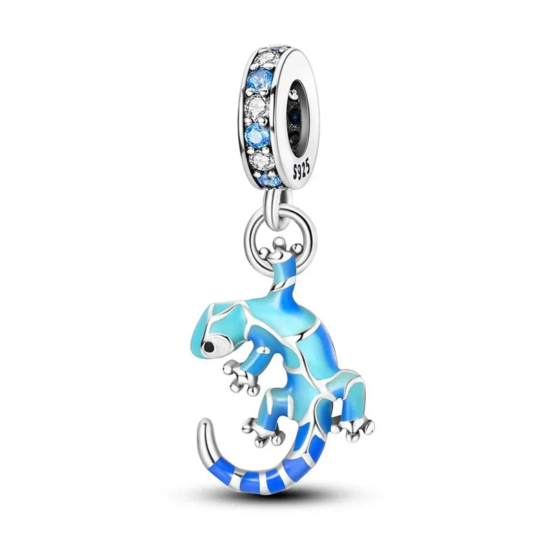 Blue Series | Sterling Silver Charms | Fits Pandora Style Bracelet