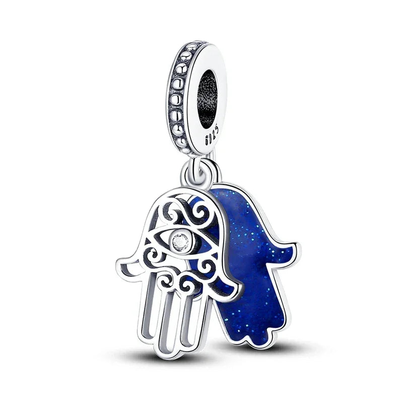 Blue Series | Sterling Silver Charms | Fits Pandora Style Bracelet