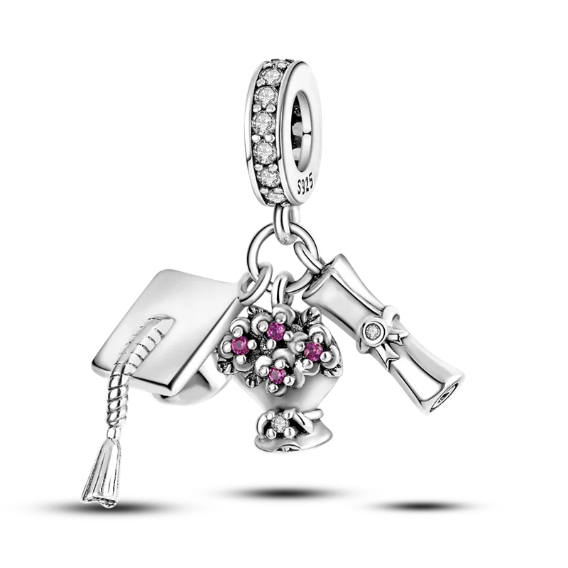 Sterling Silver Luminous Firefly Charm Bead | Fits Pandora Style Bracelets