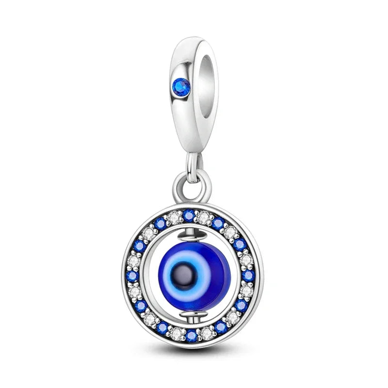 Blue Series | Sterling Silver Charms | Fits Pandora Style Bracelet