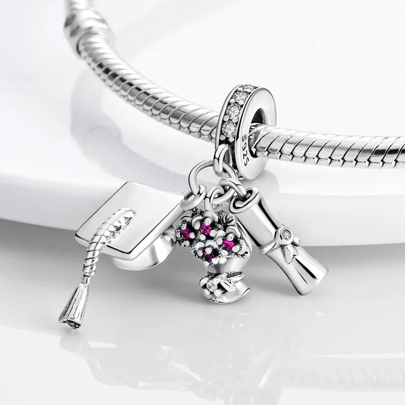 Sterling Silver Luminous Firefly Charm Bead | Fits Pandora Style Bracelets