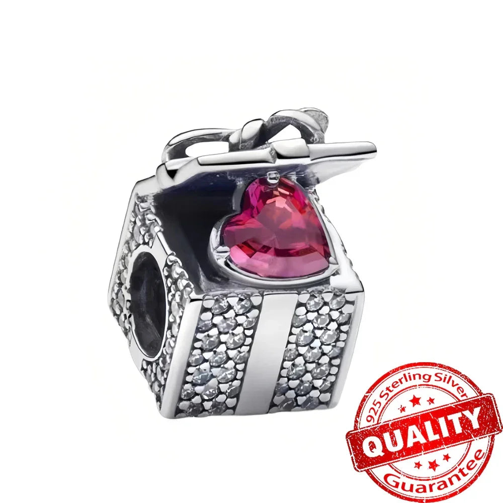 925 Silver Christmas Charm - Polar Bear Santa Snowman | Festive Gift