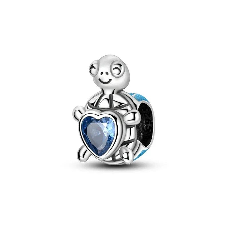 Blue Series | Sterling Silver Charms | Fits Pandora Style Bracelet