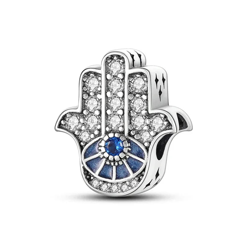 Blue Series | Sterling Silver Charms | Fits Pandora Style Bracelet