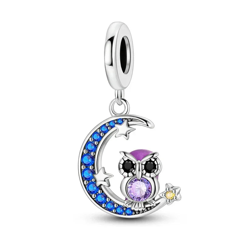 Blue Series | Sterling Silver Charms | Fits Pandora Style Bracelet