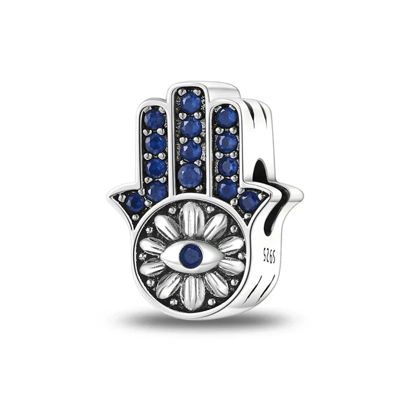 Blue Series | Sterling Silver Charms | Fits Pandora Style Bracelet